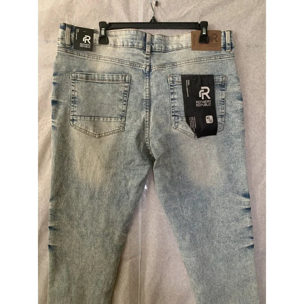 REFINERY REPUBLIC Men's Stretch Comfort Jeans Size 40 X 32 (1261) NEW